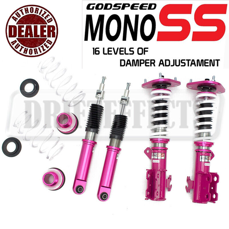 Godspeed MSS0195 MonoSS Damper Coilovers Camber Plate Kit For 2018+ Toyota C-HR