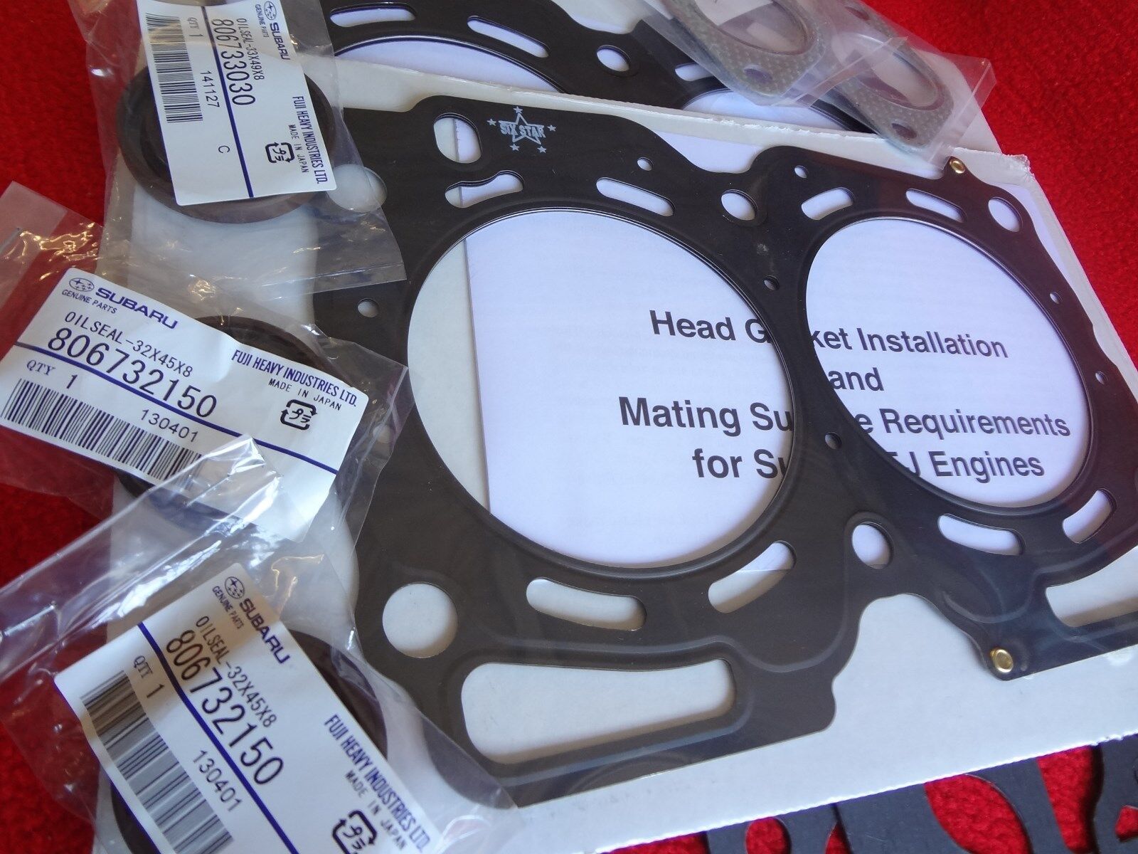 ❤️ Six Star Head Gasket Kit for Subaru 2.5 SOHC Impreza Forester Outback Legacy
