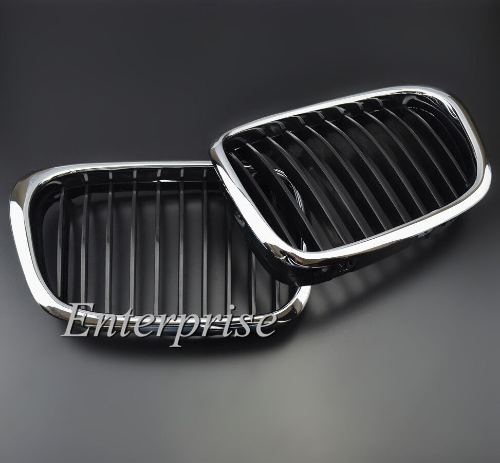Car Front Grill Grilles Electroplated Frame for BMW E39 520 525 530 540 98-03