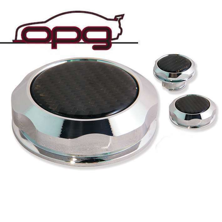 Chrome Carbon Top Billet Engine Cap Kit for VF HSV GENF Clubsport Maloo GTS 