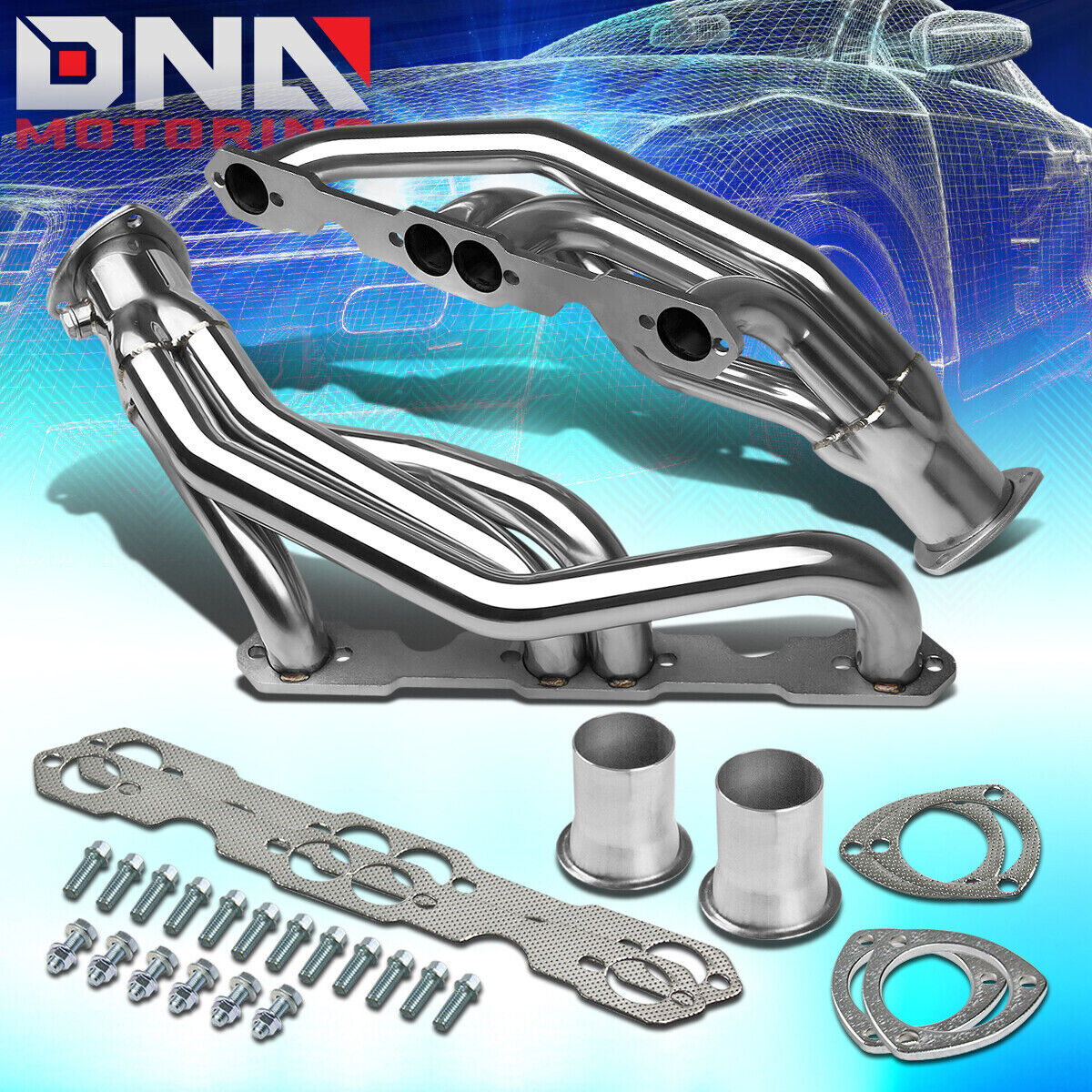 STAINLESS STEEL HEADER FOR 88-97 C/K-SERIES 1500-2500 5.0/5.7 EXHAUST/MANIFOLD