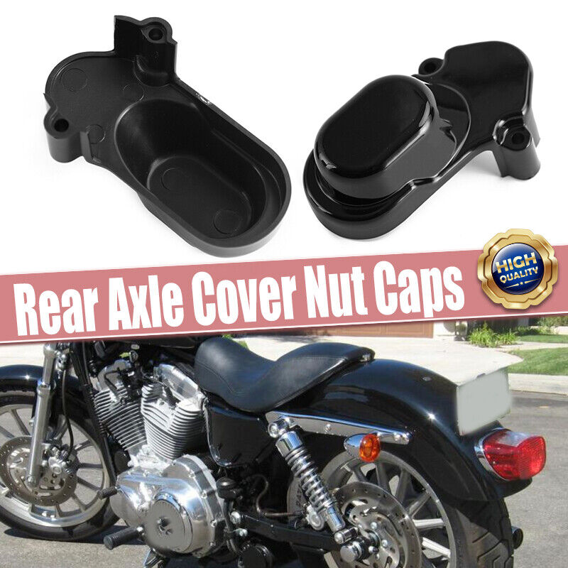 Fit For Harley Sportster 883 1200 XL883C XL883L Rear Axle Cover Nut Bolt Cap US