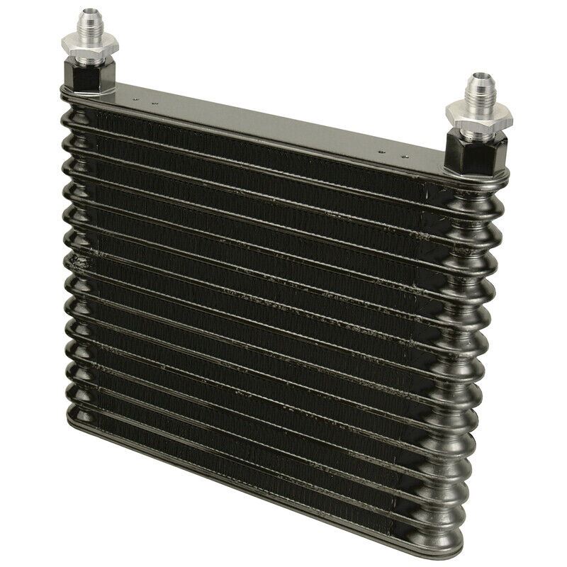 Derale Oil Cooler Core 13751; Atomic-Cool 15 Row Aluminum Plate & Fin