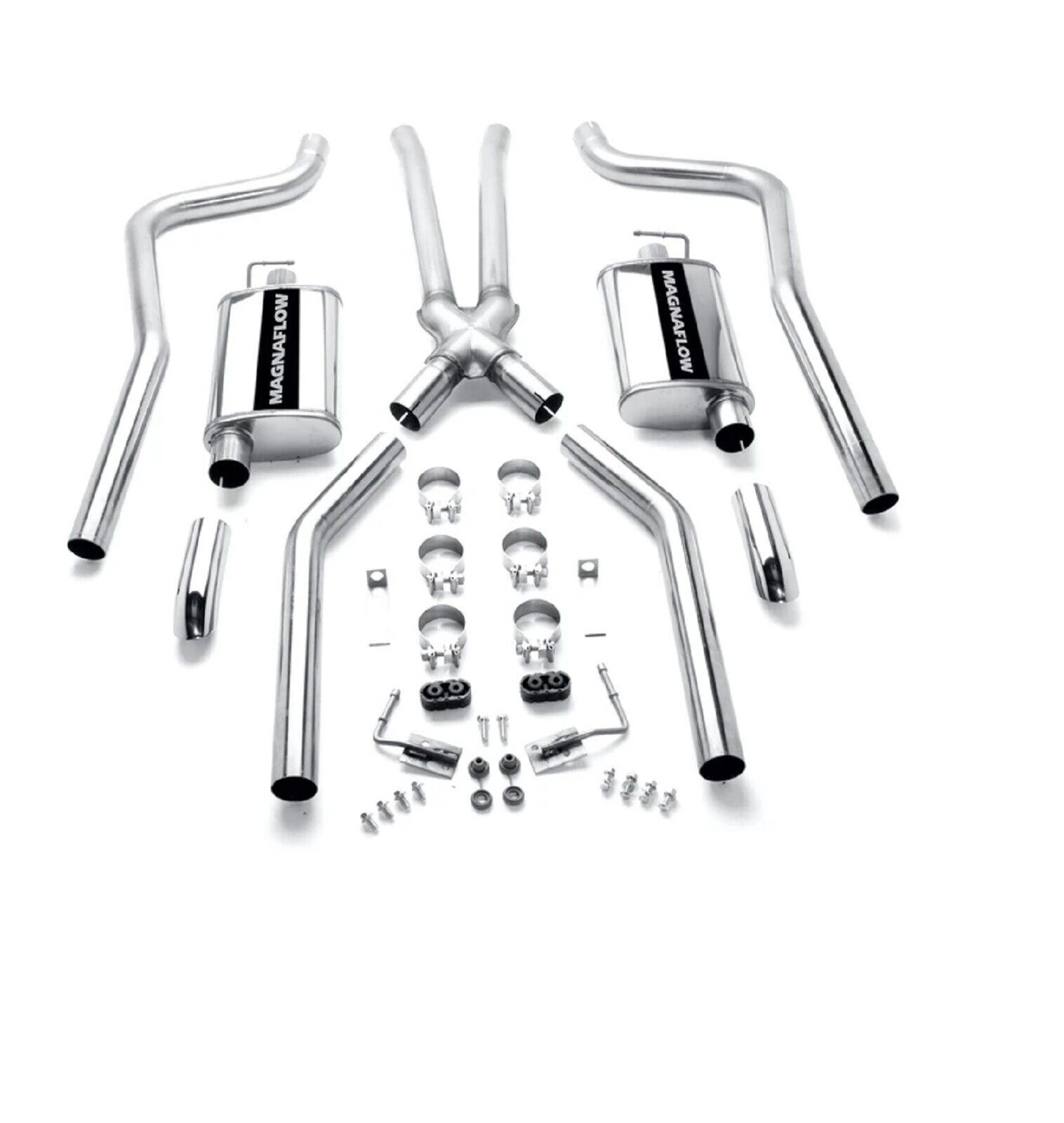 MAGNAFLOW 15851 Stainless Steel Axle-Back Exhaust Kit For 70-72 CHALLENGER V8