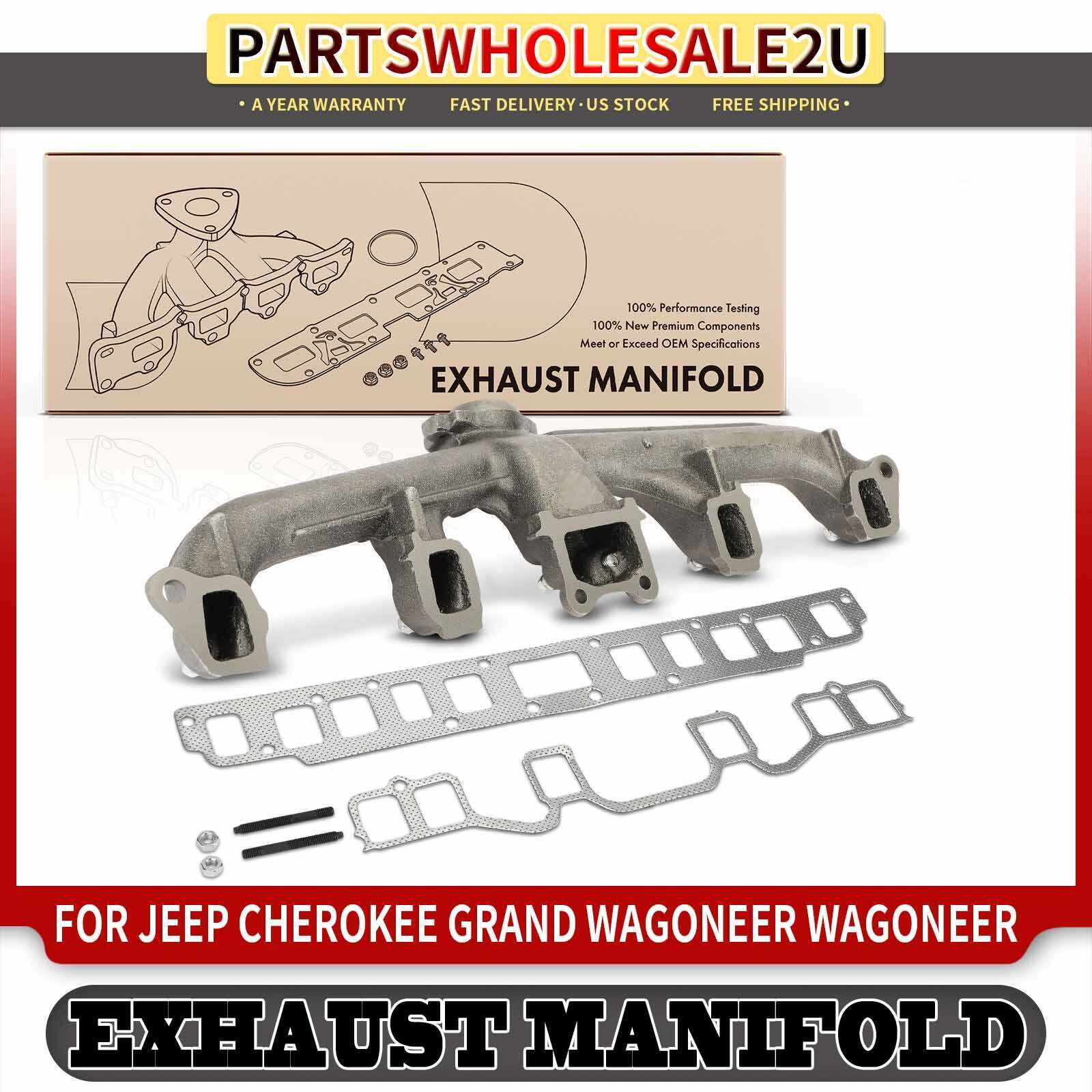 New Exhaust Manifold with Gasket for Jeep Cherokee Grand Wagoneer J10 AMC Eagle
