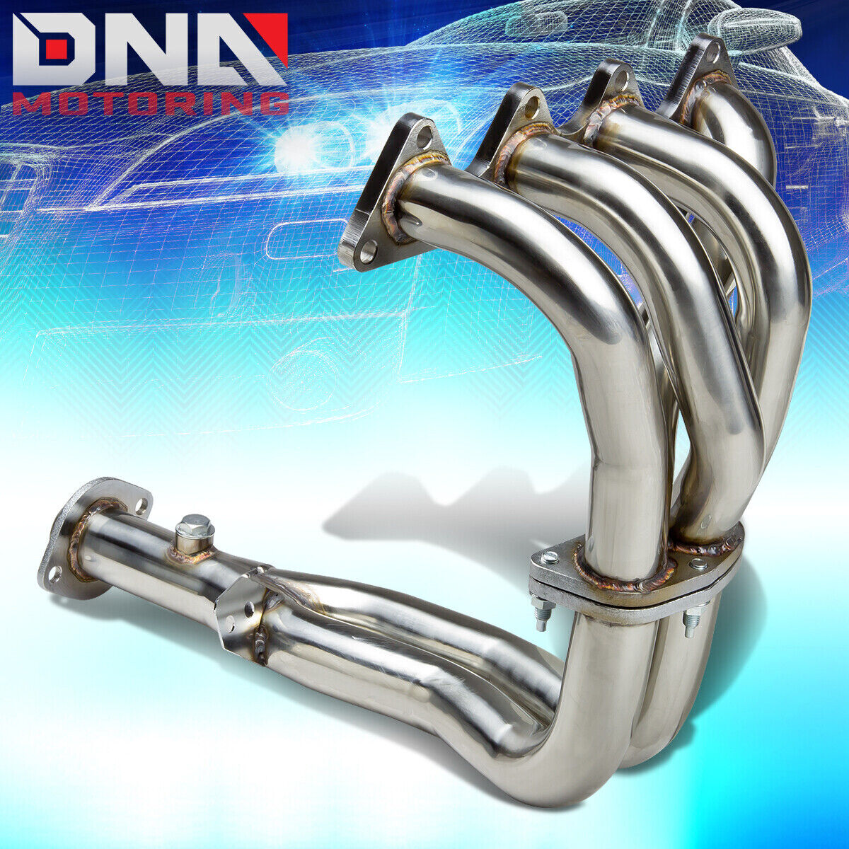 FOR 92-93 INTEGRA LS/RS/GS DA9/DB1 STAINLESS RACING HEADER MANIFOLD/EXHAUST