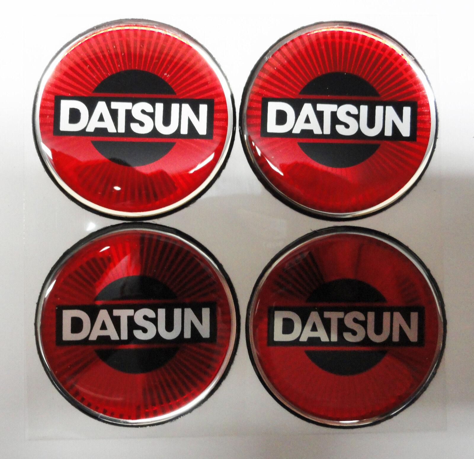 Vintage 90\'s Automotive Wheel Center Cap Round Emblem Accent Trim DATSUN 2.00
