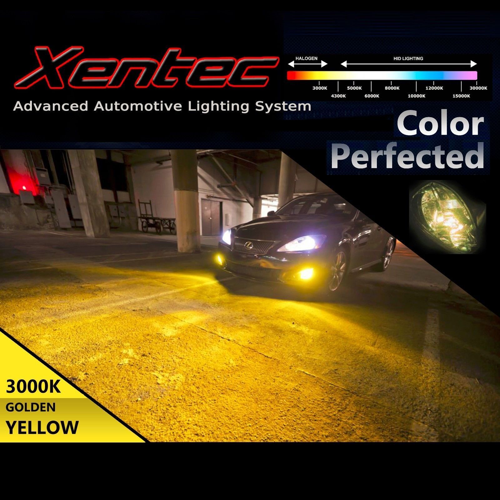 Xentec Xenon light Slim 35W HID KIT H11 H8 H9 3000K 5000K 6000K 8000K 10000K 