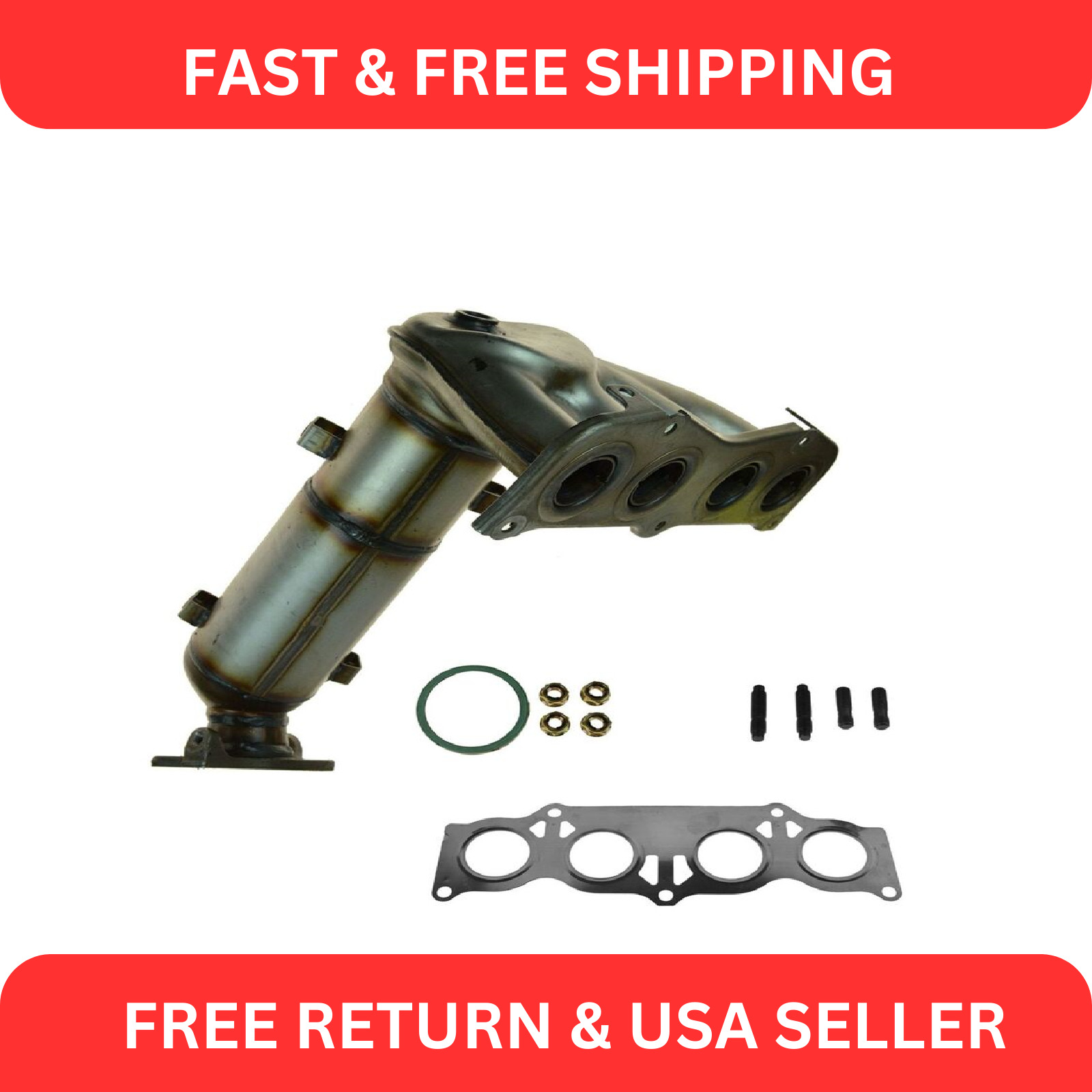 Exhaust Manifold Catalytic Converter Direct Fit for Toyota Camry Hybrid 2.4L
