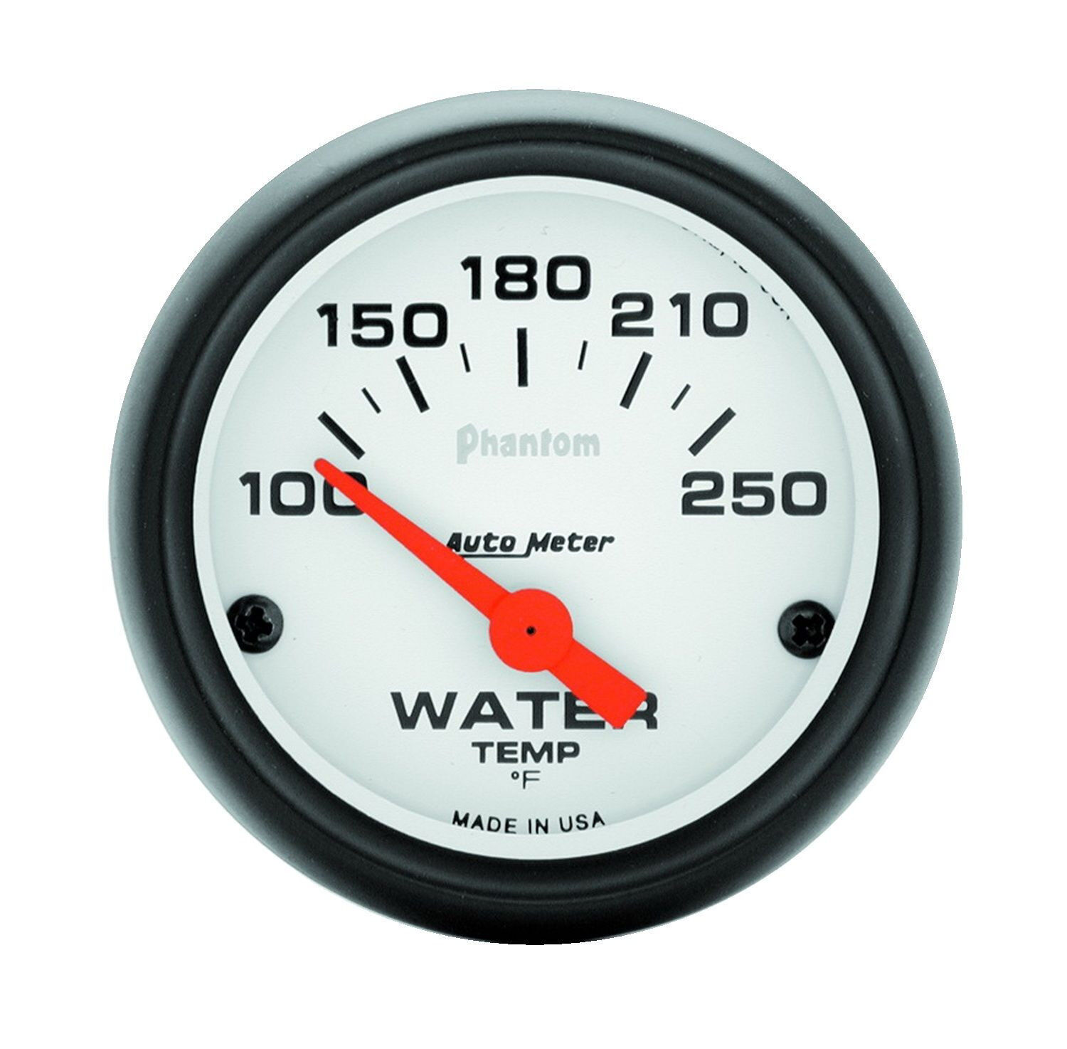Auto Meter Phantom 100-250 Deg F Electric Water Temperature Gauge 2-1/16\