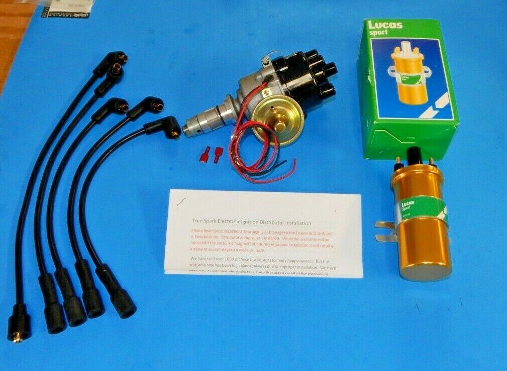 New Electronic Ignition Distributor Sport Coil & Wires Triumph Spitfire 1975-80