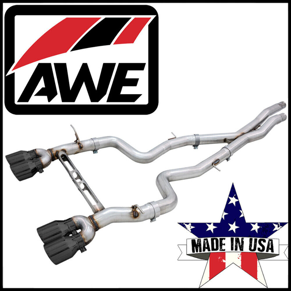 AWE Track Edition Cat-Back Exhaust System fits 2015-2020 BMW M3 / M4 Base 3.0L