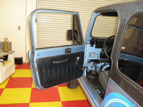 1981-1986 Jeep CJ7 & CJ8 PAIR Black Interior Door Panels