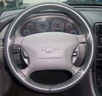 Ford Leather Steering Wheel Cover Wheelskins - Custom Fit - You Pick the Color