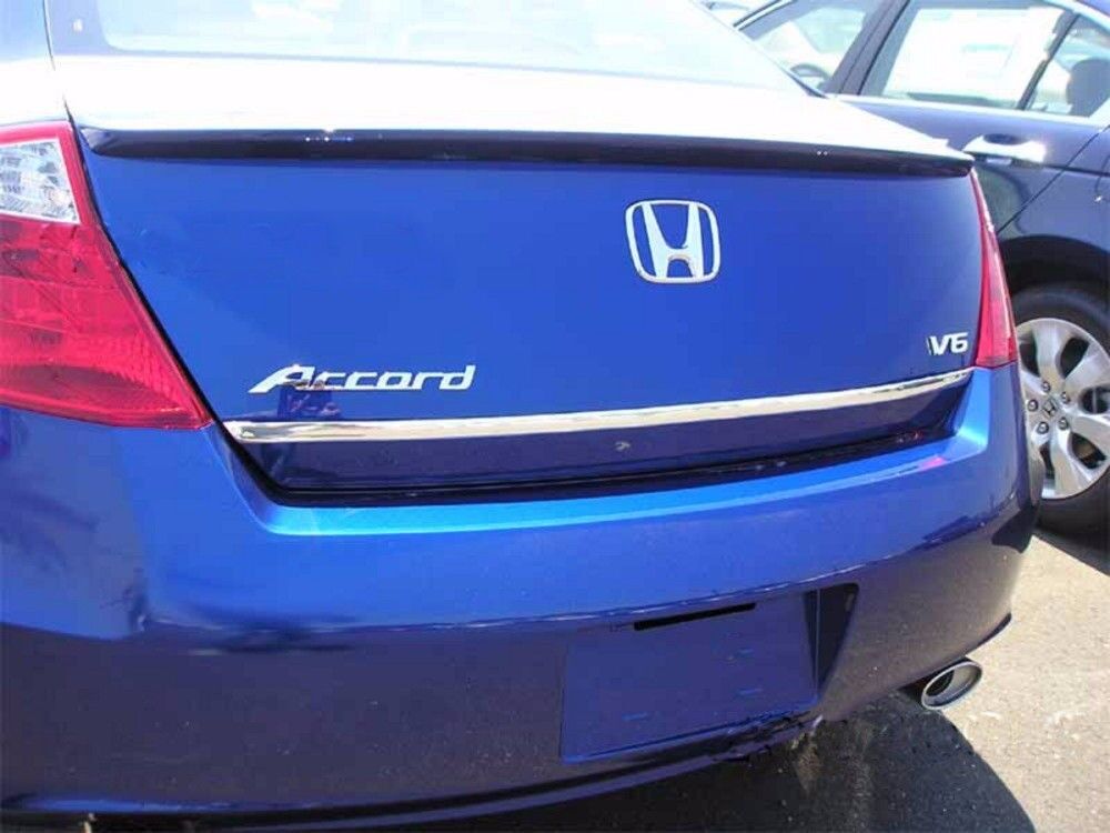 REAR TRUNK LID CHROME ACCENT TRIM STRIP FITS 2008 2012 HONDA ACCORD 2 DOOR COUPE