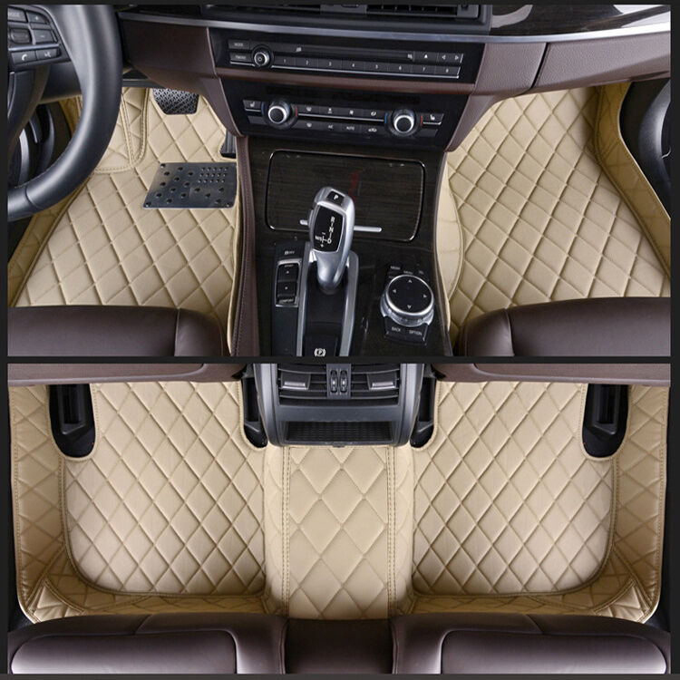 For Lexus LX570 2012-2016 Waterproof  6 Colours leather Car Floor Mats Unique 