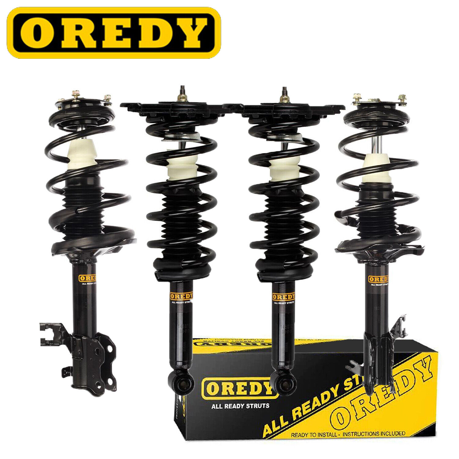 4PC Front + Rear Complete Struts for 2000 - 2003 2004 2005 2006 Nissan Sentra