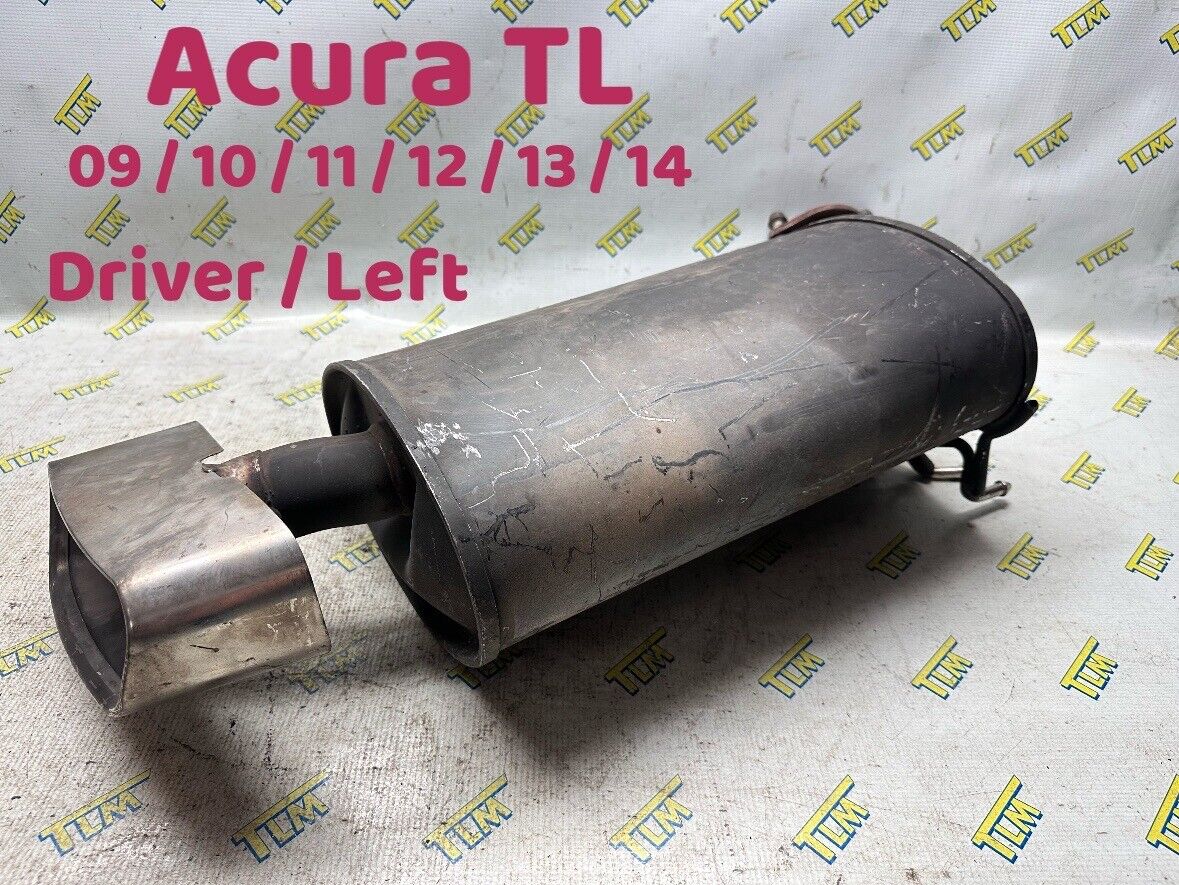09-14 TL Exhaust Muffler 3.5 ONLY DRIVER LEFT 2010 2011 2012 2013 2014 2009 OEM