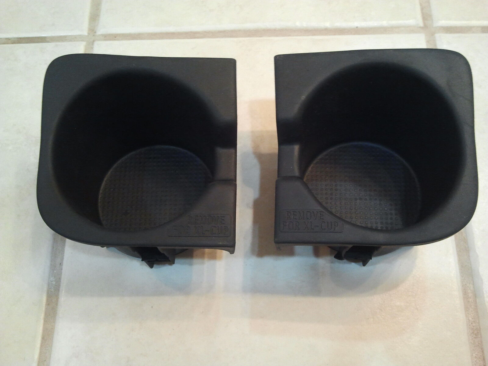 TOYOTA TACOMA ( 2 ) DOUBLE CAB, CENTER CONSOLE CUP HOLDER INSERTS 2005 - 2012