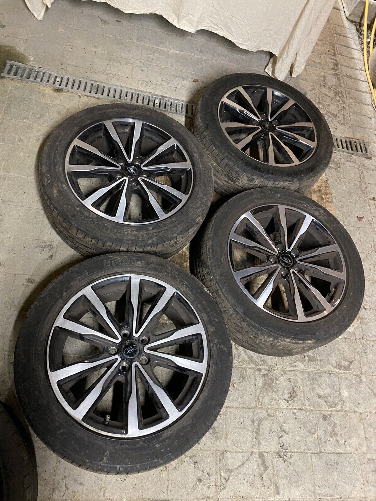 18” 5x108 Ford Kuga Alloy Wheels Alloys With Tyres Diamond Cut  Mondeo Connect