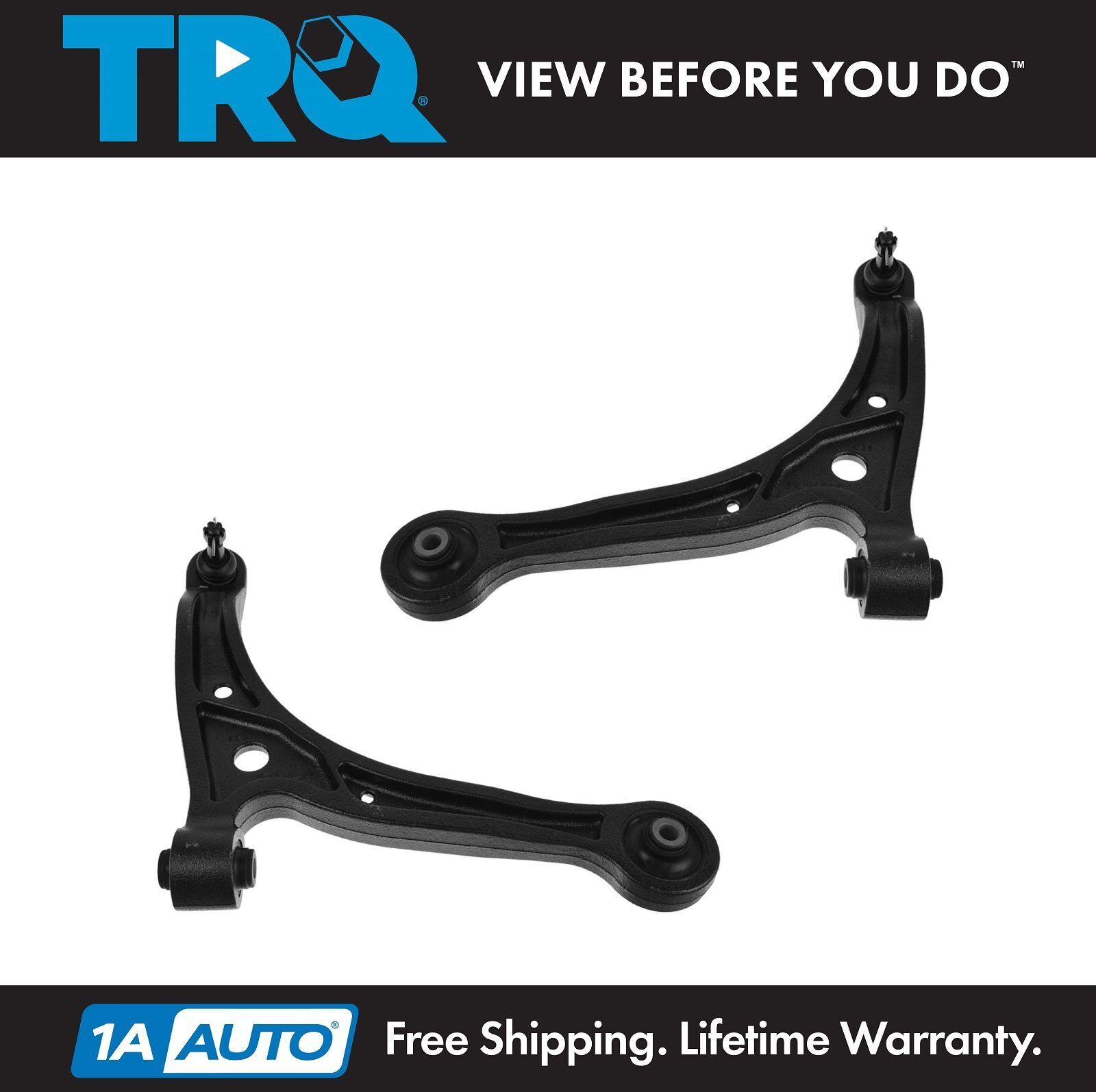 TRQ Front Lower Control Arms w/ Ball Joints Pair Set for 99-04 Honda Odyssey