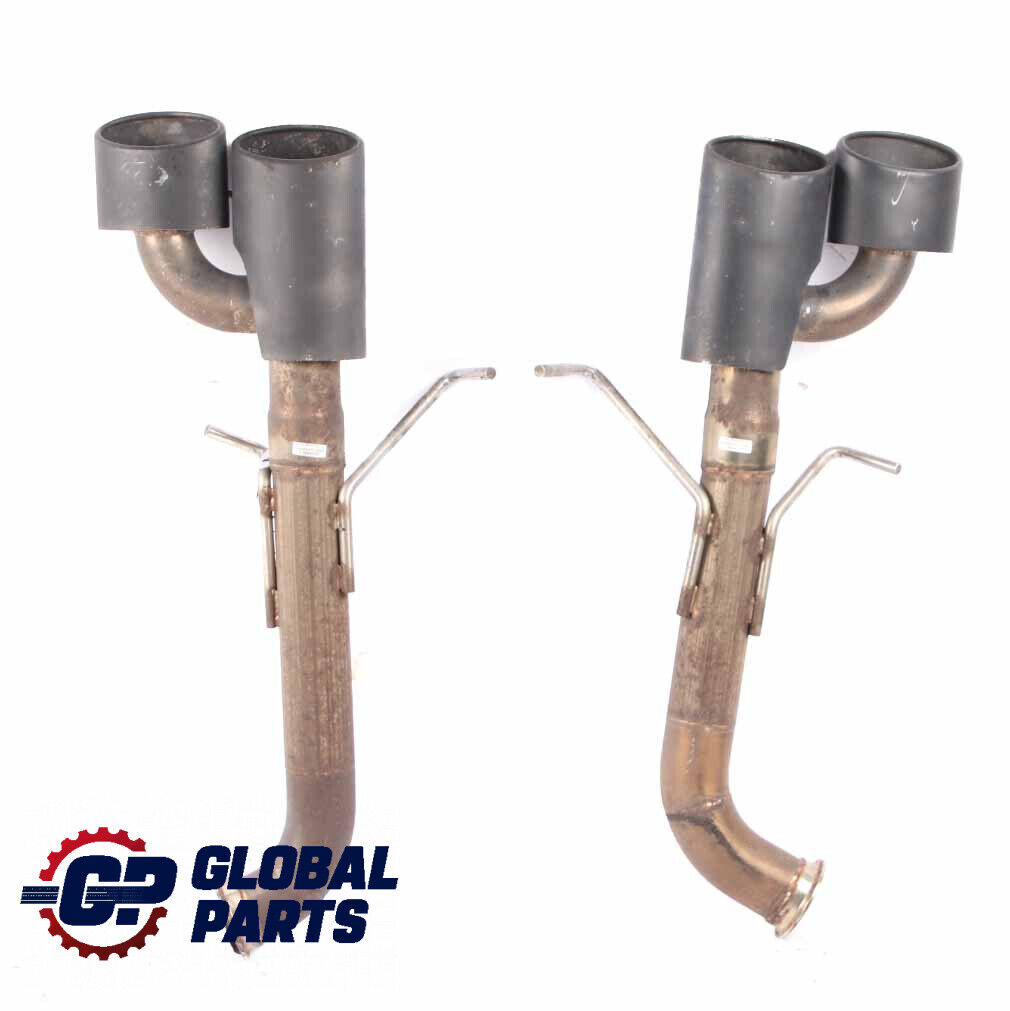 Rear Exhaust Pipes Mercedes W204 C63 AMG {Exhaust} Tail Double Pipe