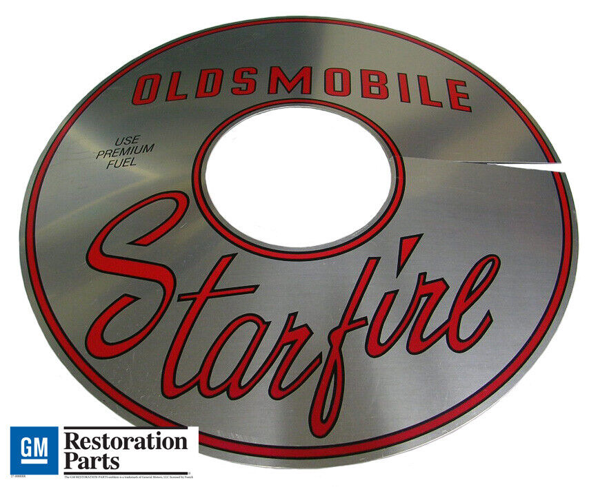 1965-1966 Oldsmobile Starfire Aluminum Air Cleaner Top Plate \