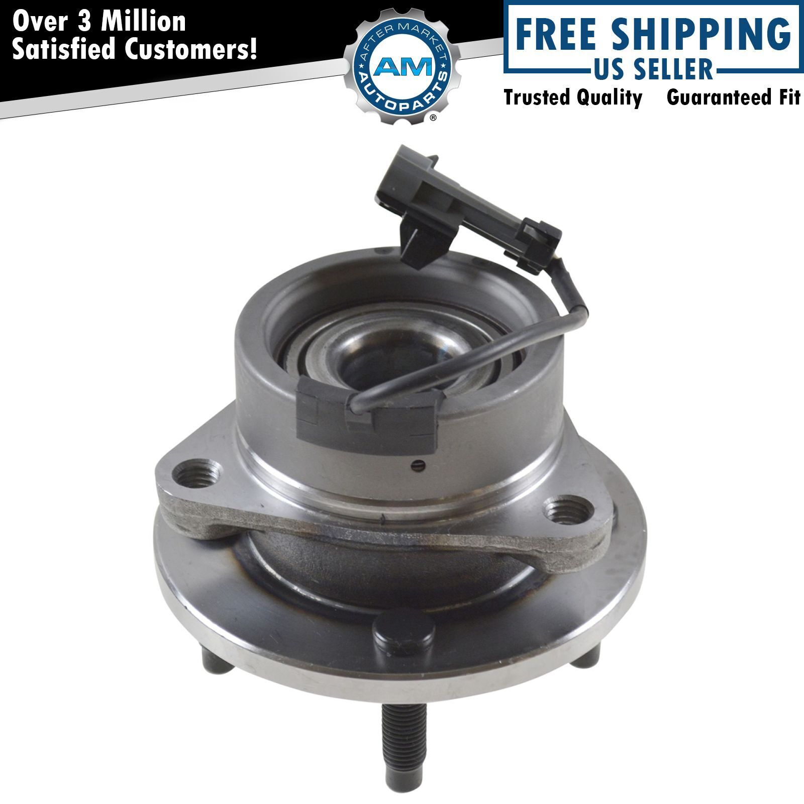 Front Wheel Hub & Bearing Assembly 4 Lug NEW for Chevy Cobalt G5 Ion w/ ABS