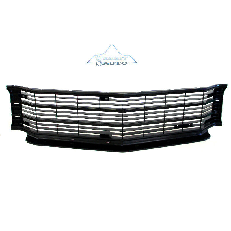 1972 72 Chevy Chevelle & El Camino Front Grille Grill Black w/o Molding Trim