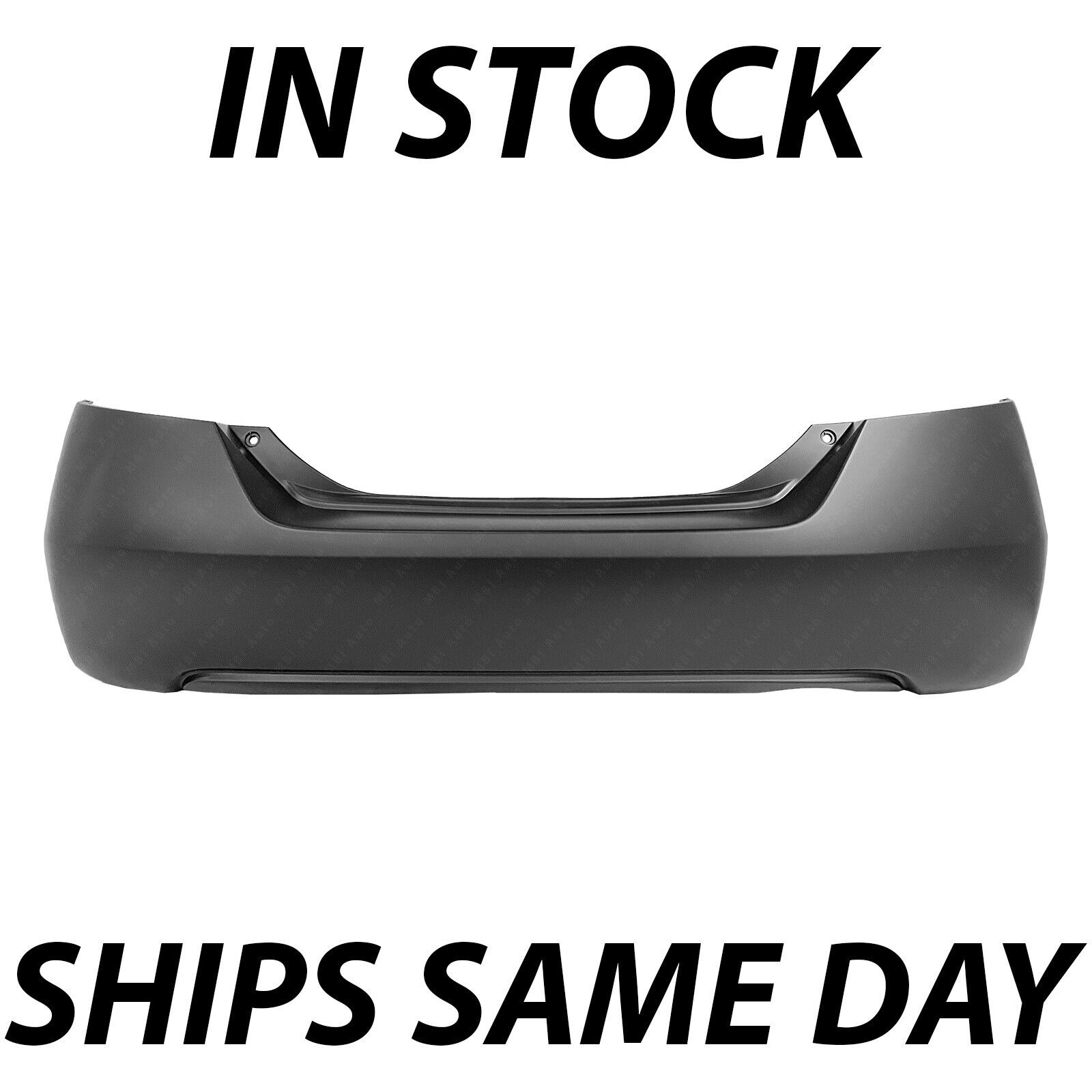 NEW Primered - Rear Bumper Cover Replacement for 2006-2011 Honda Civic Coupe 2Dr