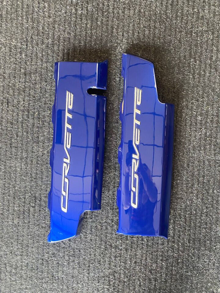 Used Corvette Stingray Fuel Rail Covers in Admiral Blue