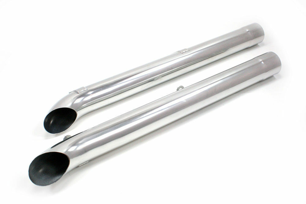 DOUGS HEADERS Side Pipes - Silver (Pair) P/N - D930