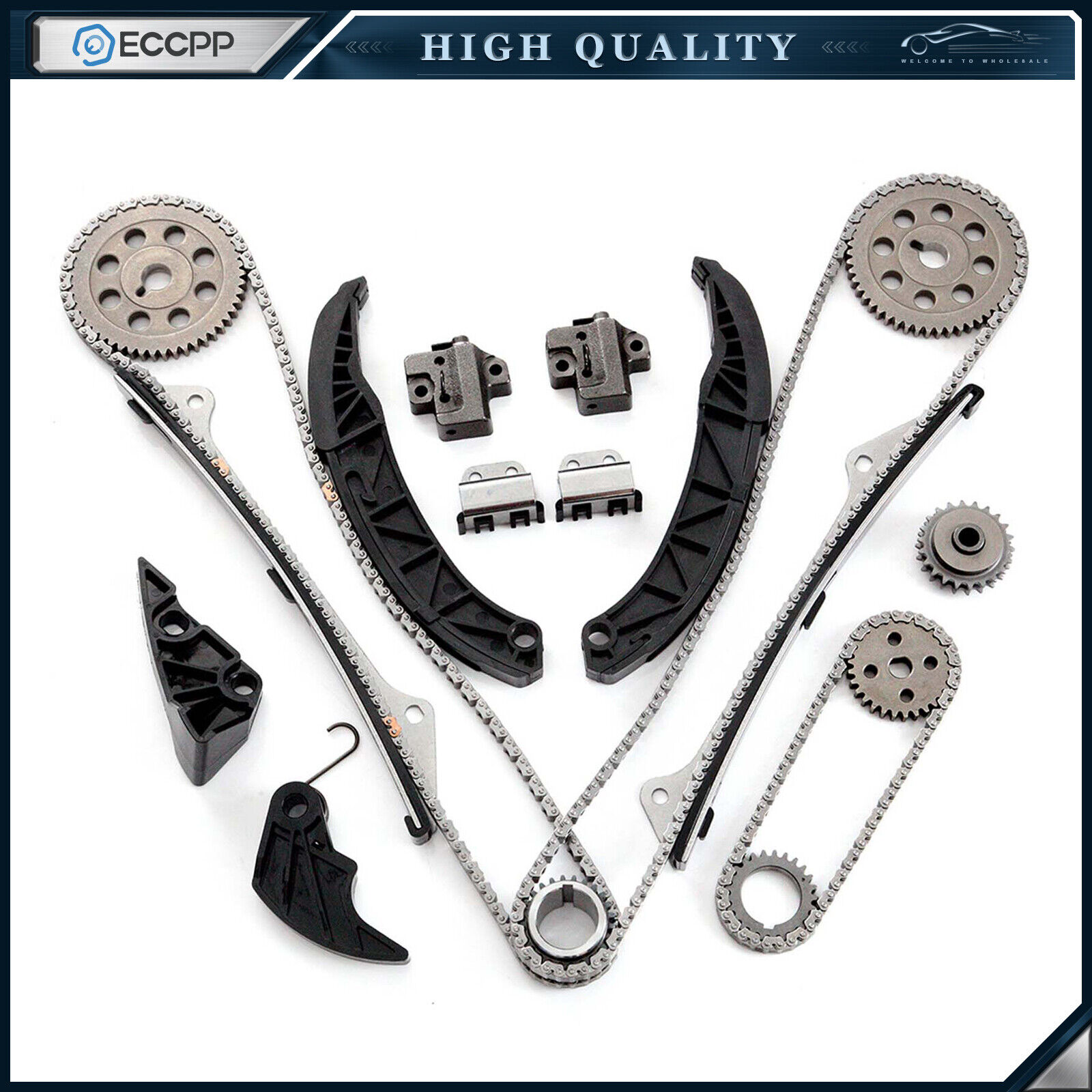 Timing Chain Kit for Hyundai Santa Fe kia Sorento 06-13 3.5L 3.8L V6 DOHC G6DA