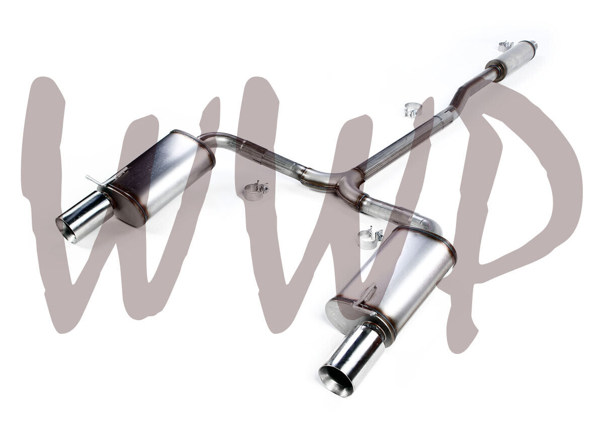 Dual Stainless CatBack Exhaust System For 08-14 Mini Cooper S Clubman 1.6L & JCW