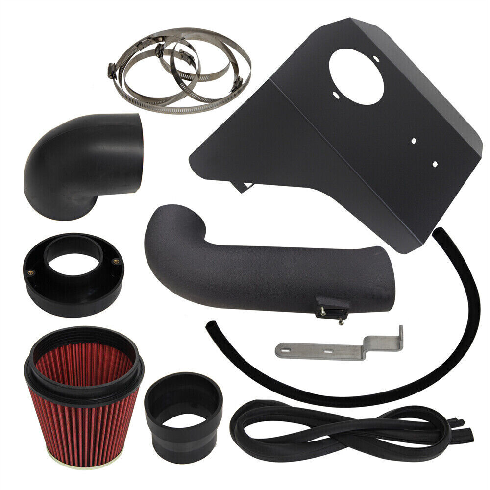 Cold Air Intake Kit w/ Heat Shield Filter for 10-15 Chevrolet Camaro SS 6.2L V8