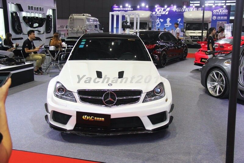  FRP WD Wider Body Kit Fit For 12-13 Mercedes Benz W204 C63 AMG Sedan 4D