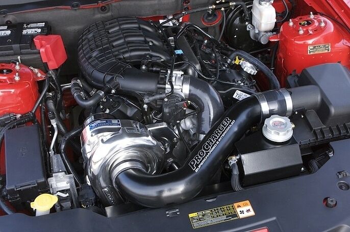 Mustang V6 15-17 3.7L Procharger P-1SC-1 Supercharger HO Intercooled System Kit