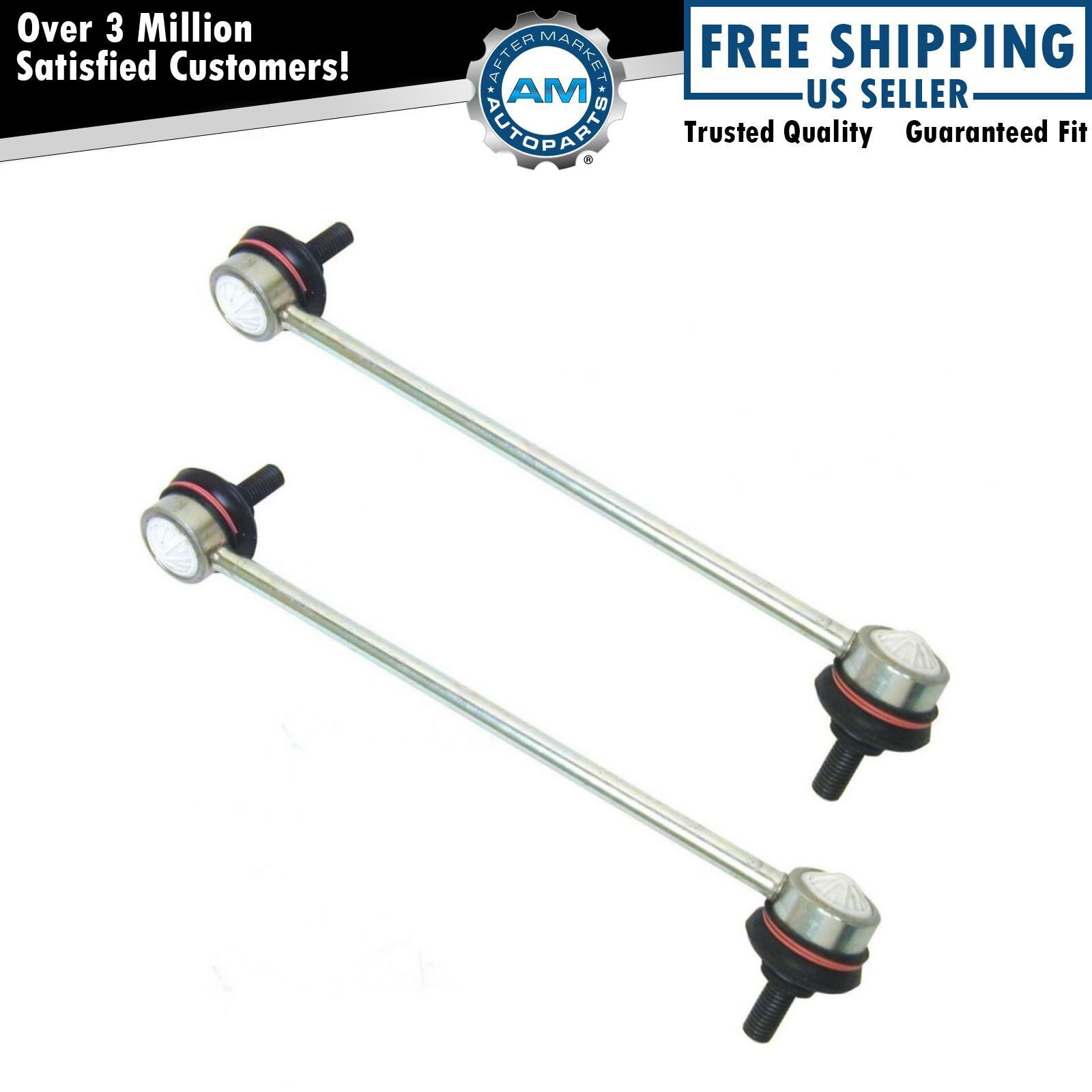 Front Stabilizer Sway Bar Link Left & Right Pair Set of 2 for Volvo 960 S90 V90
