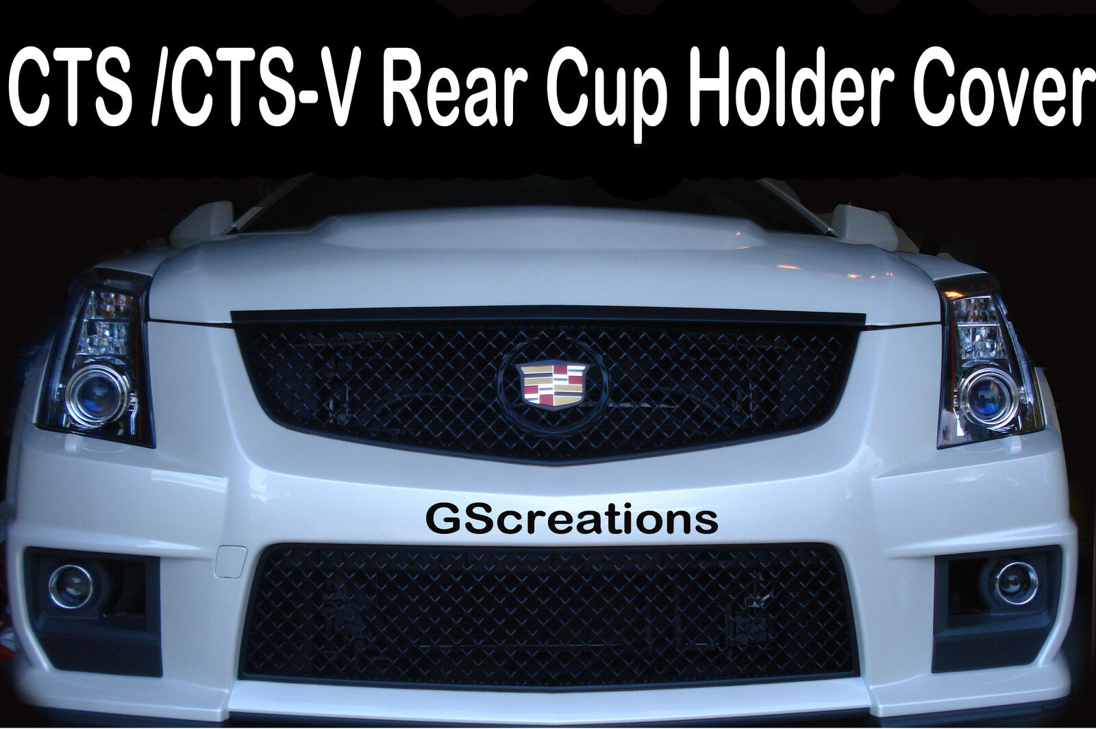 Cadillac CTS & CTS-V Coupe Rear Cup Holder Cover 2011 2012 2013 2014 2015