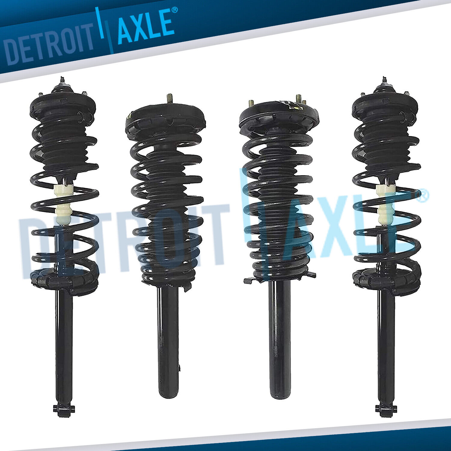 4pc Front and Rear Struts w/Coil Spring for 2001 2002 Honda Accord Acura TL CL