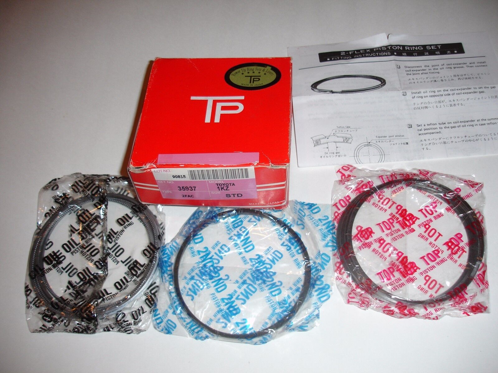 Toyota 1KZ-TE 1KZ Diesel TP Ring Set 35937 13011-67030