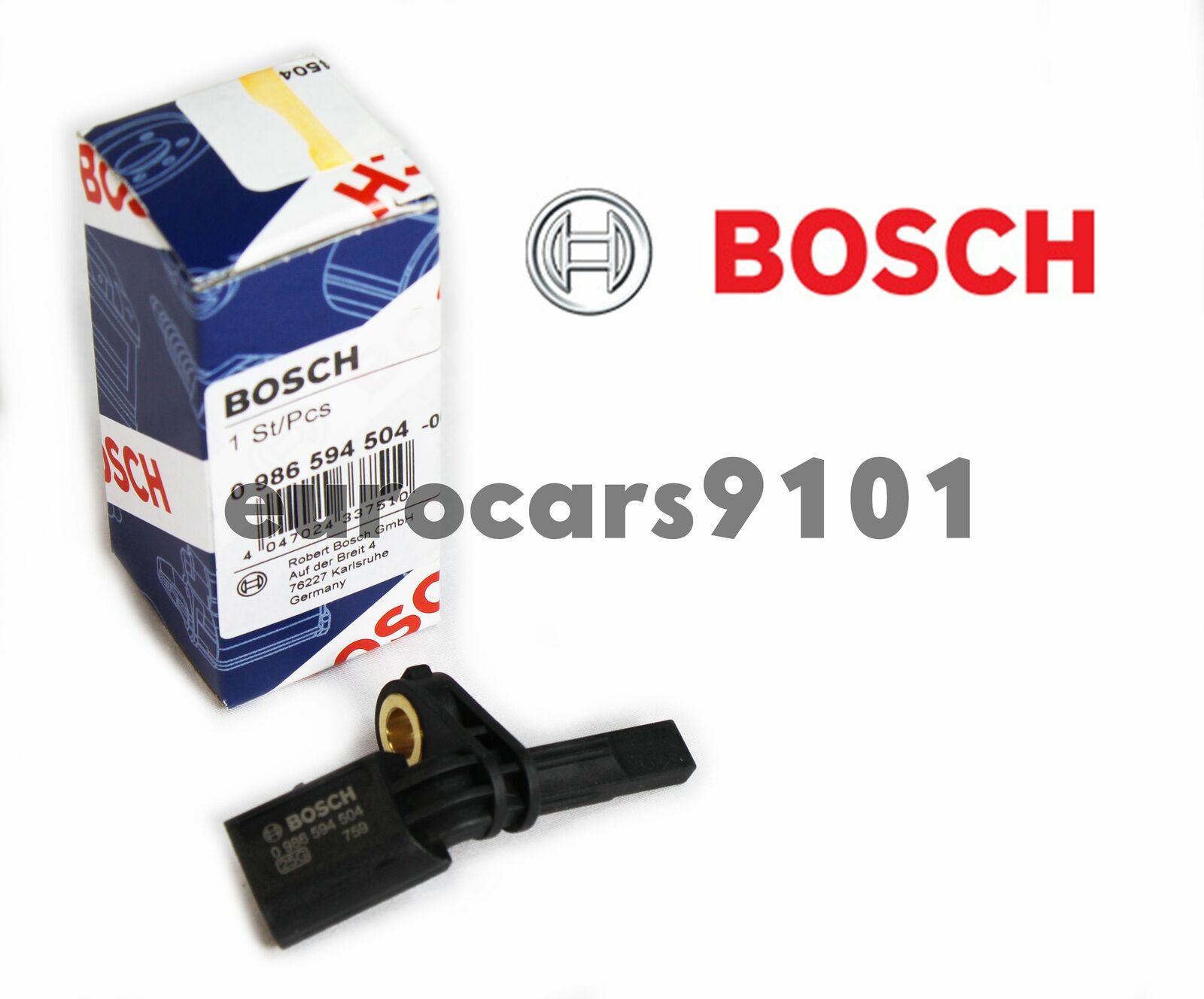 Porsche Carrera GT Bosch Front Rear ABS Wheel Speed Sensor 0986594504 WHT003857