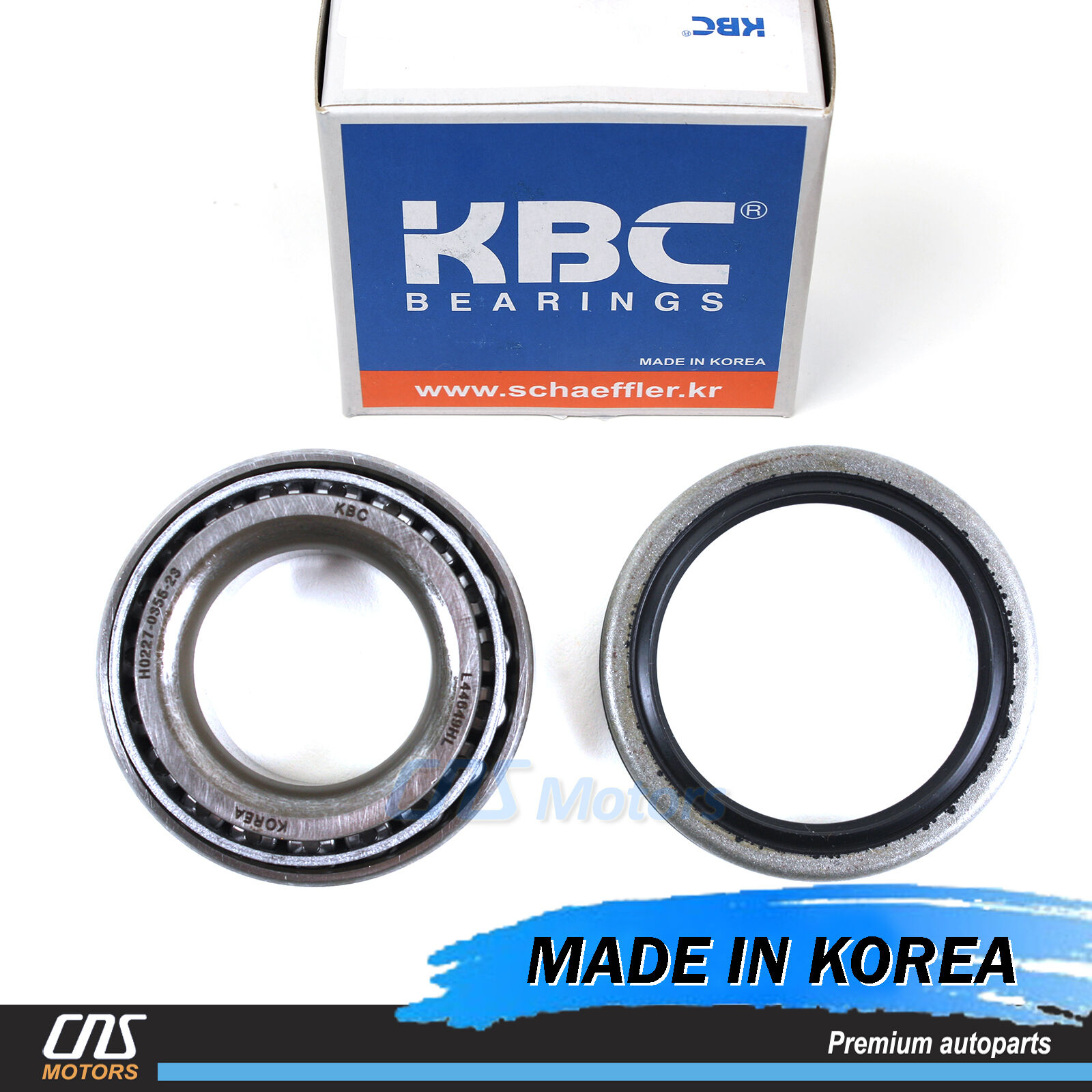 KBC Wheel Bearing Kit Rear Inner for 01-05 Kia Rio 1.5L 1.6L OEM MB00233047