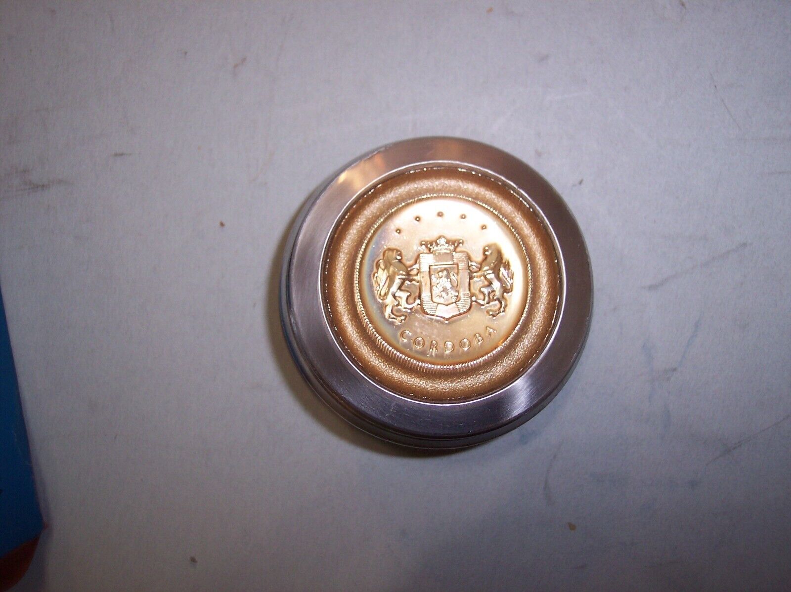 NOS MOPAR Chrysler Trunk Lock Cover Medallion Medal 4054006 Cordoba