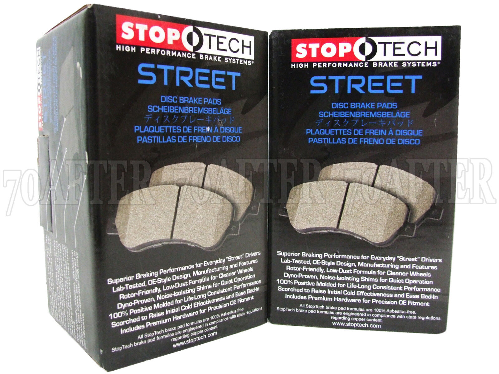 Stoptech Street Brake Pads (Front & Rear Set) for 11-12 BMW 1M Coupe