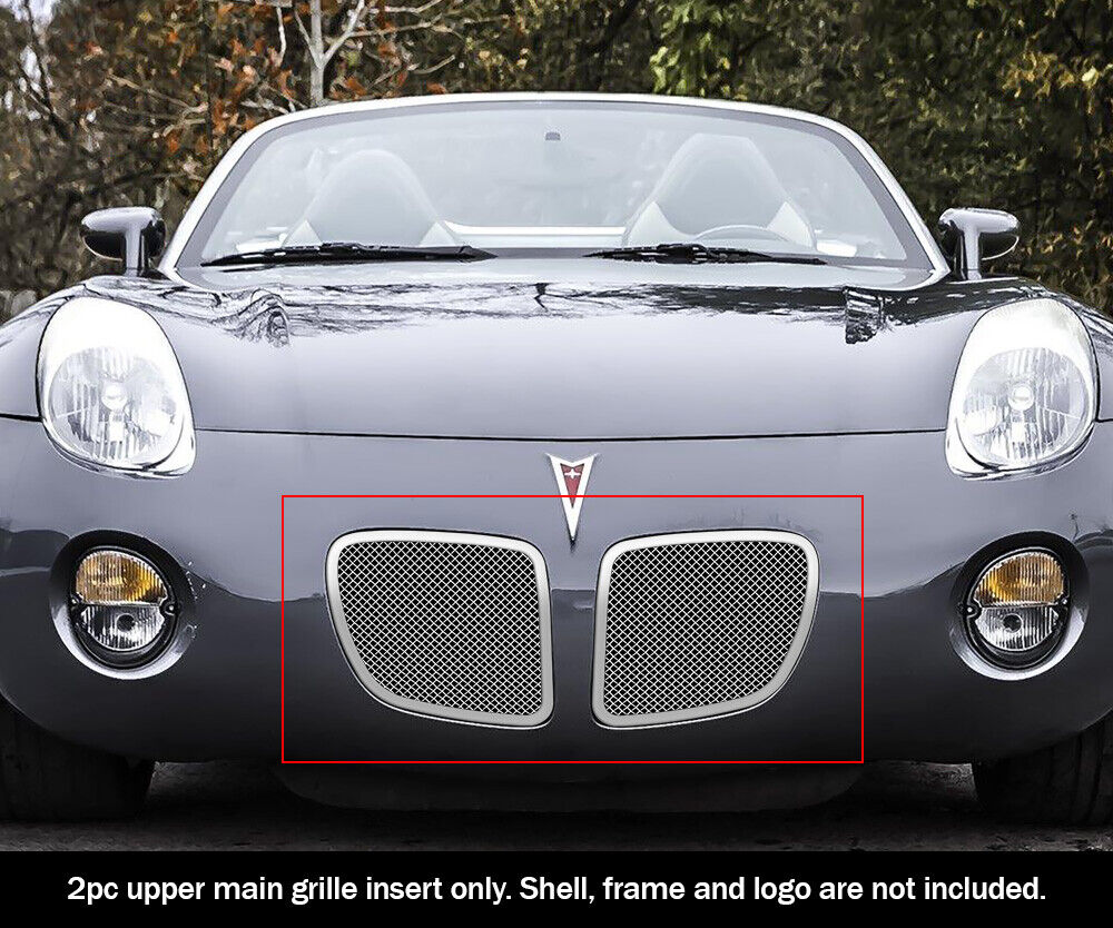 Fits Pontiac Solstice Stainless Mesh Grille Insert 06-08