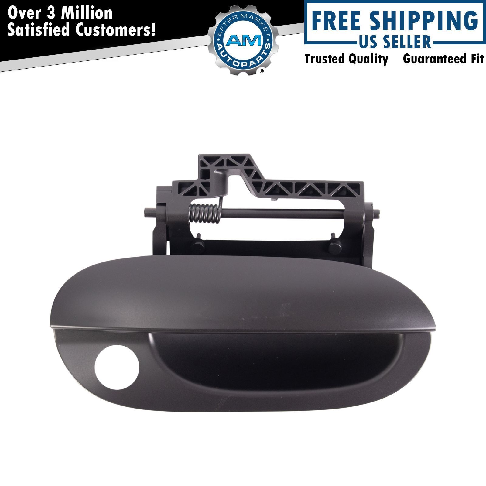 Door Handle Outside Smooth Black Front Right RH for BMW 525i 528i 530i 540i M5