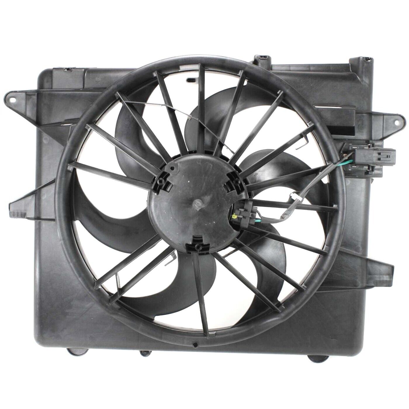 Radiator Cooling Fan For 2005-2014 Ford Mustang with Blade Motor and Shroud