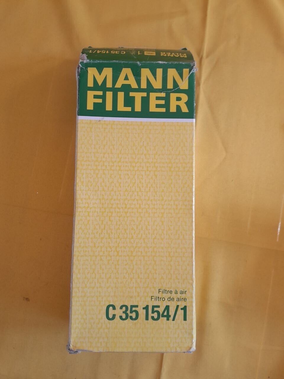 NEW Filter Main Air Filter MANN Replacement C 35 154 /1 Audi Volkswagen Skoda S7