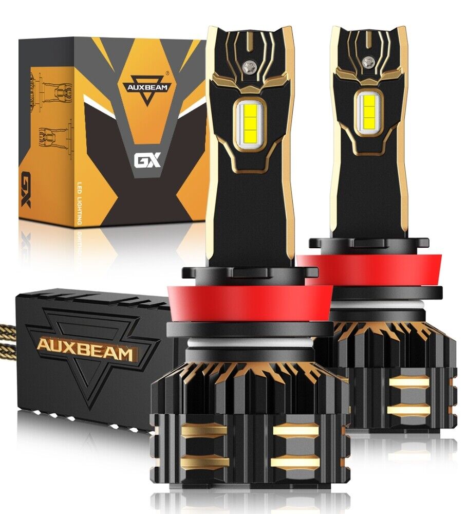 AUXBEAM H9 H11 LED Headlight Kit High/Low Beam Bulbs Super Bright 6500K CANBUS